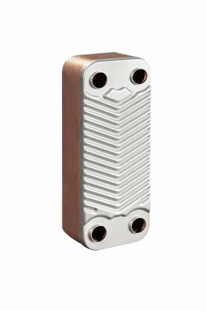 Steel Heat Beer Wort Chiller Copper Plate Brazed Heat Exchanger