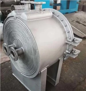Collapsible Spiral Plate Heat Exchanger